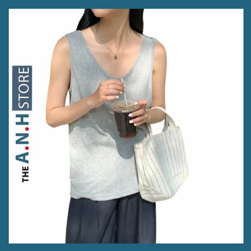 Áo thun Ba lỗ nữ ANHSTORE chất thun cotton nhẹ thấm hút tốt