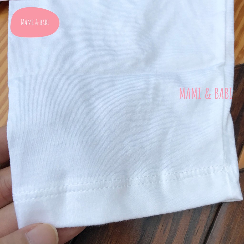 Quần Dài Trắng Sơ Sinh Cho Bé Hello B&B