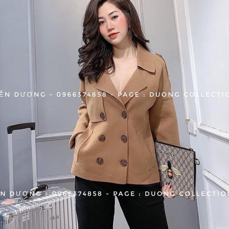 [HCM]ÁO KHOÁC DẠ NỮ THỜI TRANG CAO CẤP LULY FASHION FG09