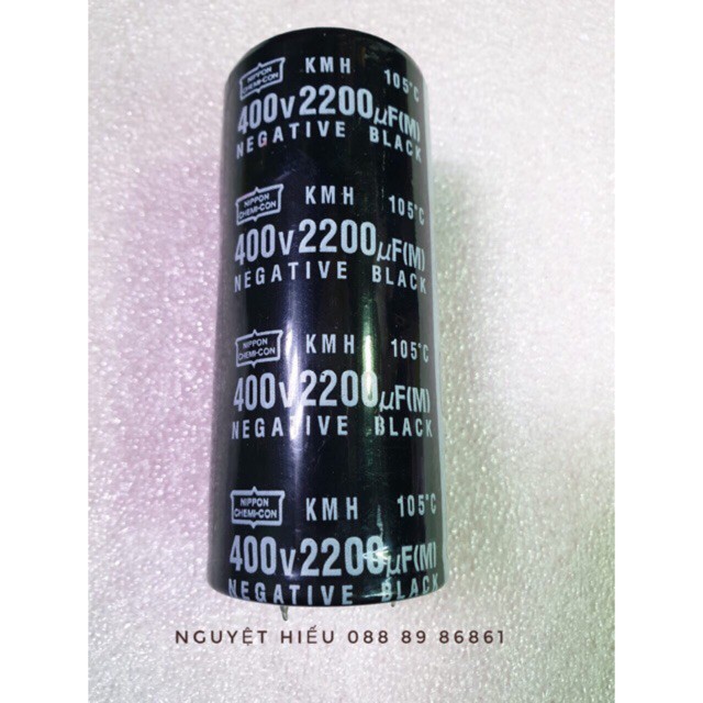 Tụ hoá 2200uf-400v cho âm thanh