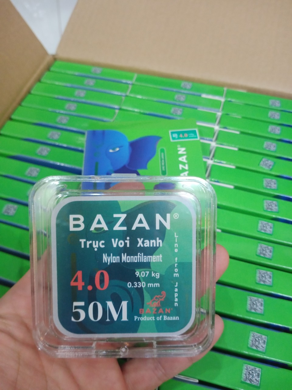 Cước trục BaZan voi xanh hàng chính hãng