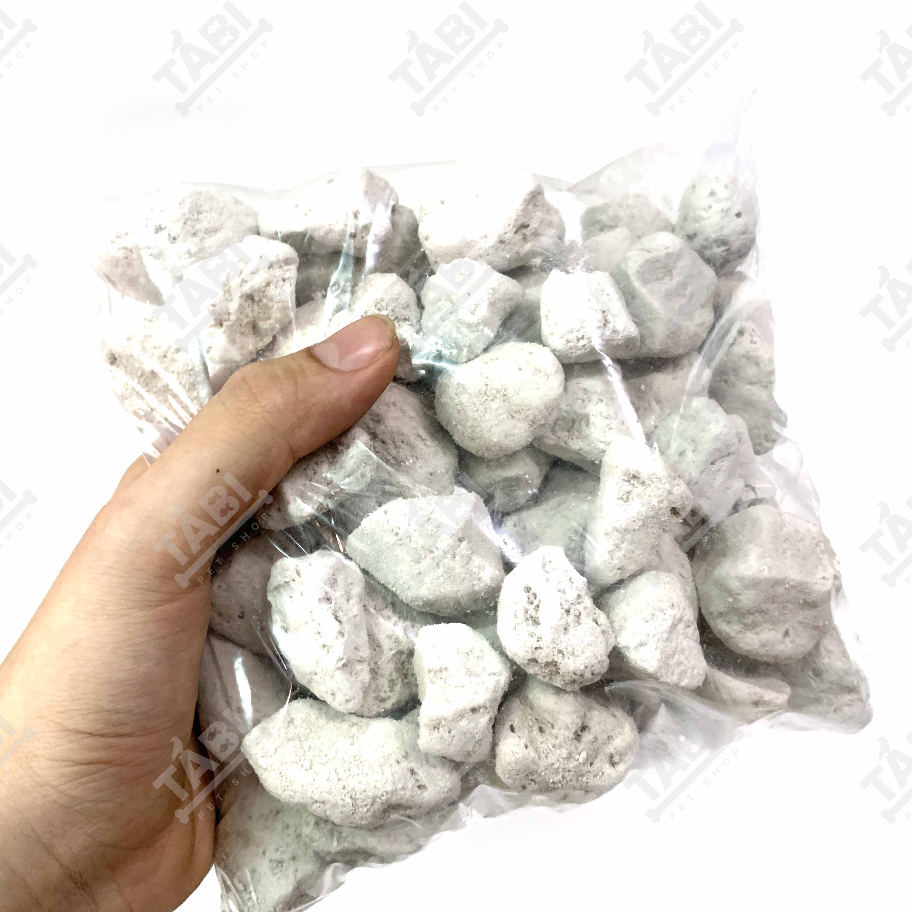 500g Đá Lông Vũ Đá Nham Thạch Trắng - Đá Bọt Pumice Lọc Hồ Cá Làm Giá Thể Cây Cảnh