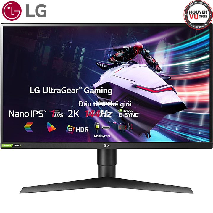 Màn Hình Gaming LG UltraGear 27GL850-B 27 inch WQHD 2560 x 1440 1ms 144Hz Nano IPS NVIDIA G-Sync FreeSync HDR 10