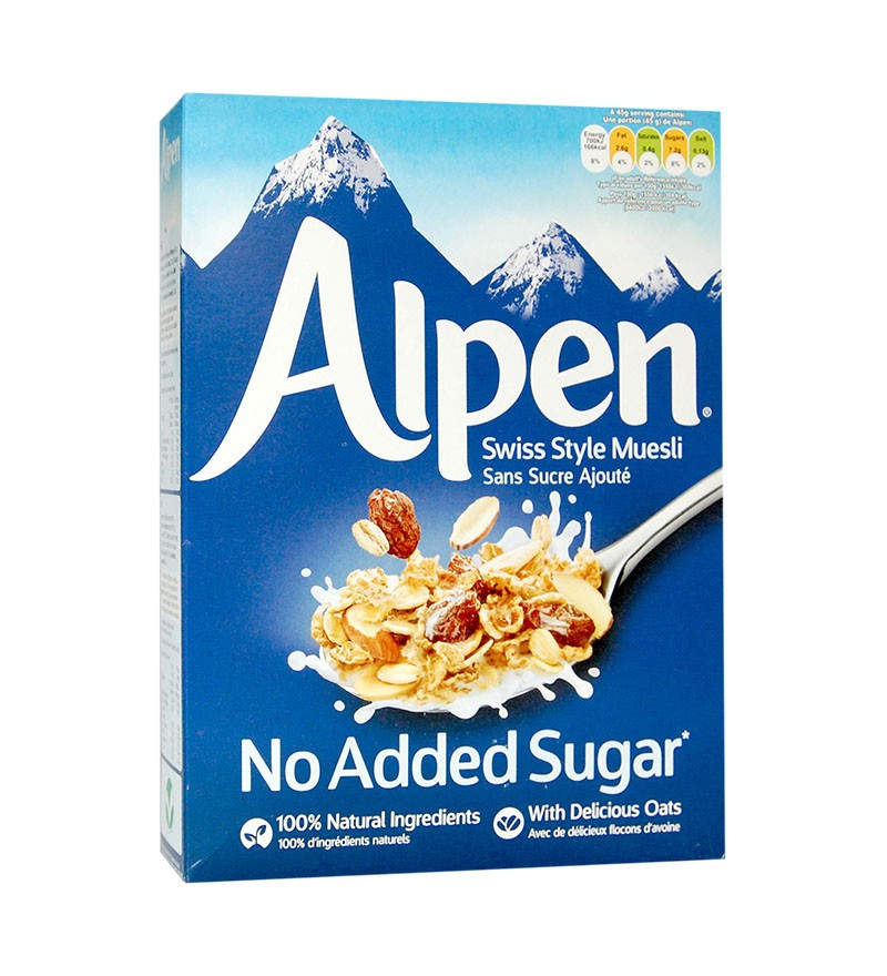 Ngũ cốc giảm cân hoa quả Alpen không đường nho, hạnh nhân