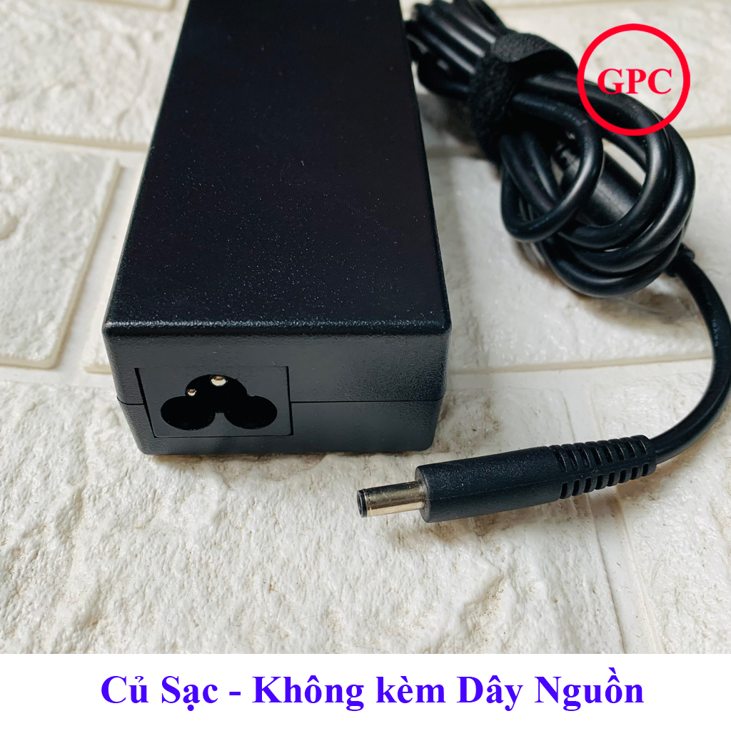 SẠC LAPTOP DELL CHÂN KIM NHỎ 19.5V 4.62A 90W dùng cho mã card rời thế hệ mới 3558 3567 3568 3578 5568 3559 5559 5565 5566 5567 5578 đường kính đầu sạc 4.5mm