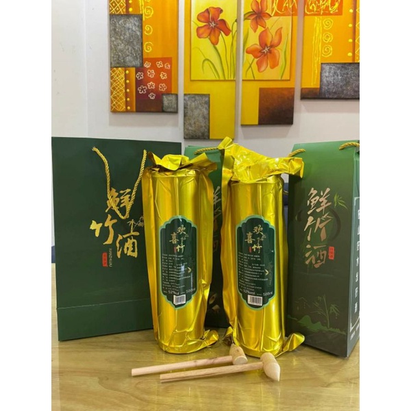 Rươ.u ống tre Phúc Kiến bình 500ml
