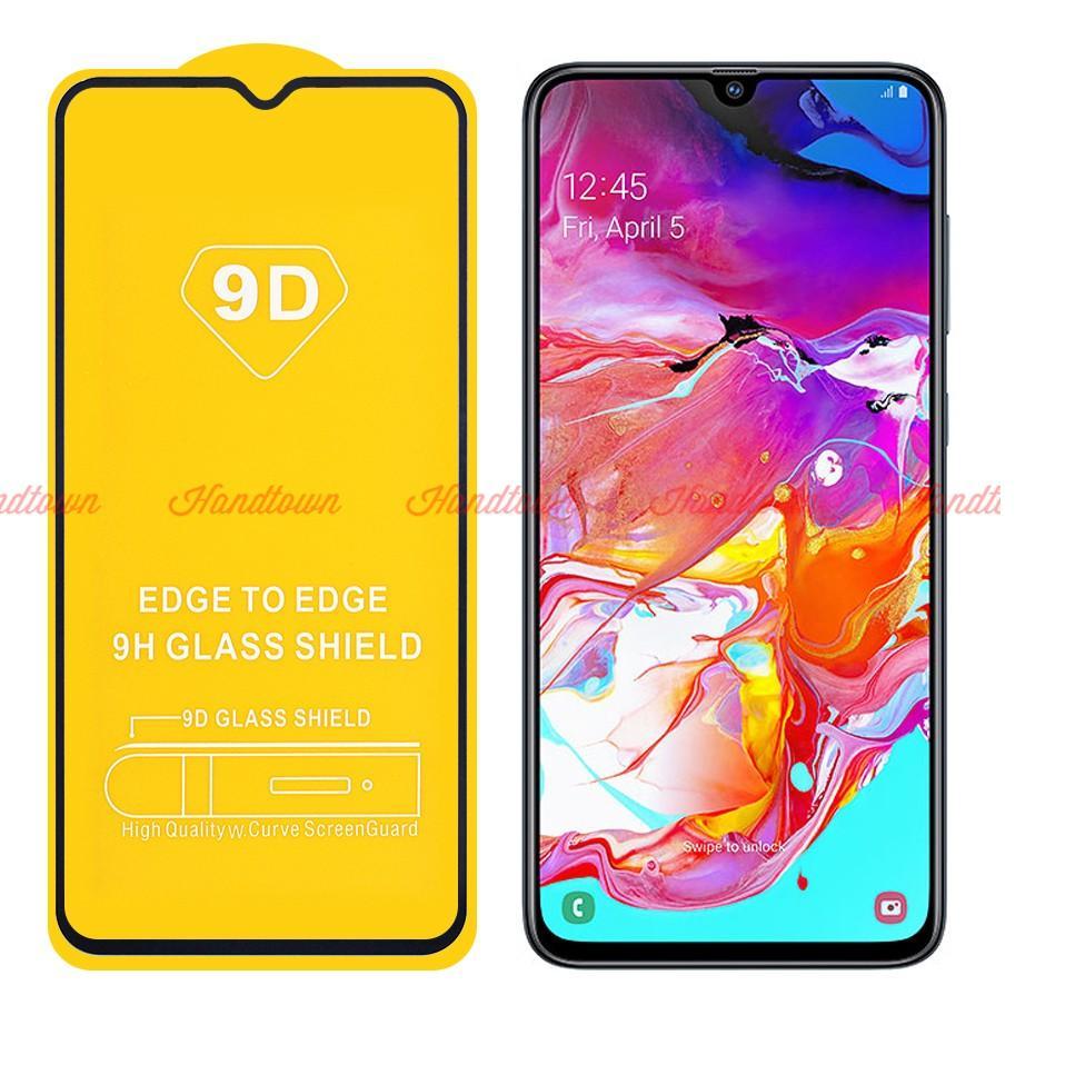 Kính cường lực Samsung Galaxy A70 9D xịn Full màn hình cao cấp