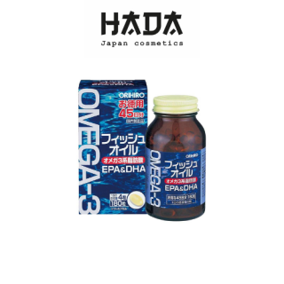 Viên uống bổ mắt Omega-3 Orihiro 180 viên - HADA COSMETICS thumbnail