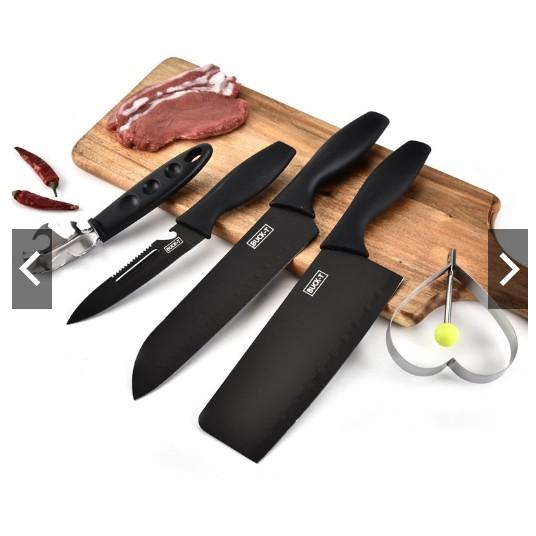 Bộ dao 5 món buck black làm bếp cao cấp