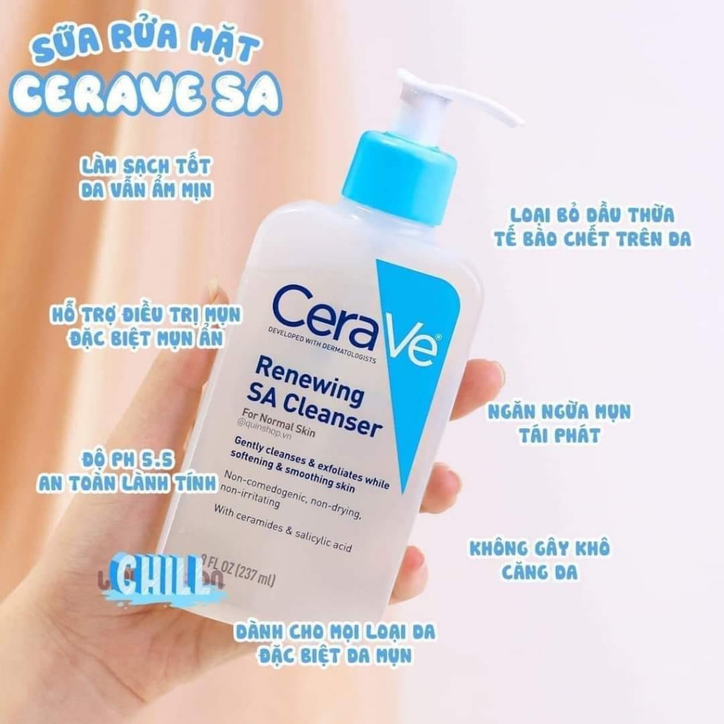 Sữa rửa mặt CeraVe Foaming Facial Cleanser 236ml