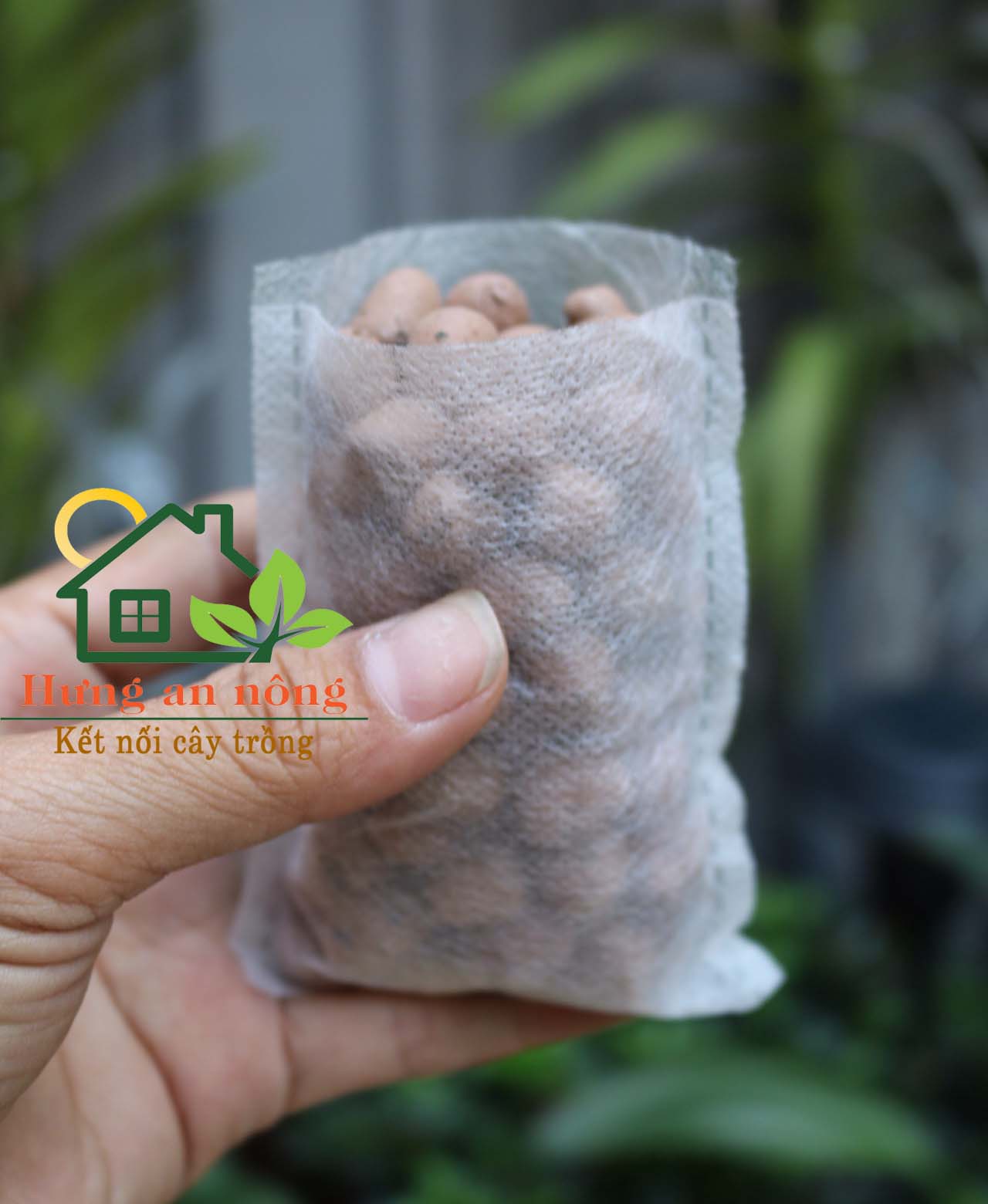 100 Túi vải không dệt tự hủy, ươm trồng tiện lợi bảo vệ môi trường, size 8x10cm,