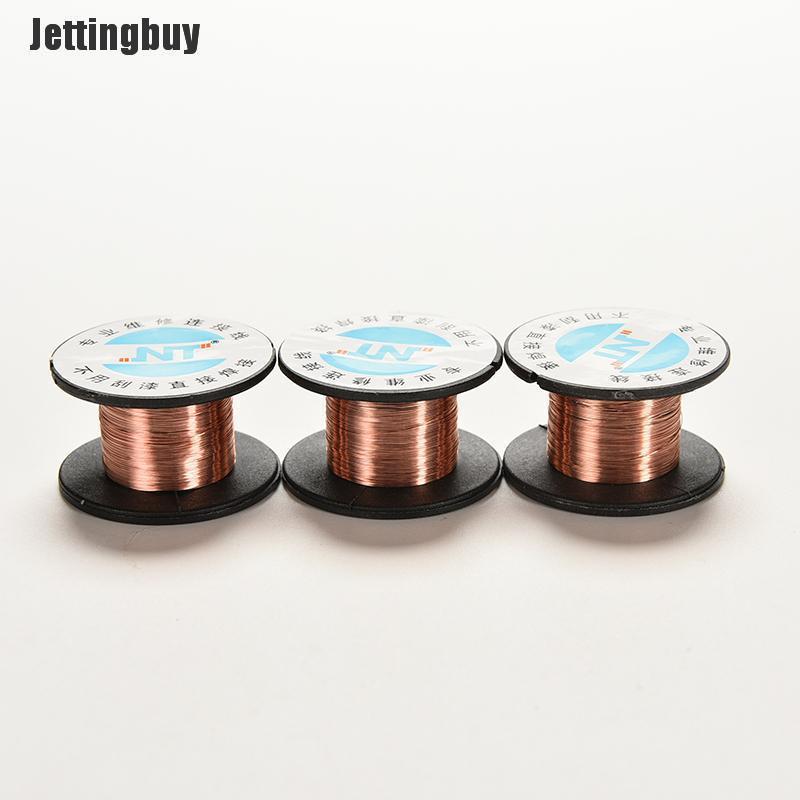 Jettingbuy 1PC 0.1MM Copper Soldering Solder PPA Enamelled Repair Reel Wire