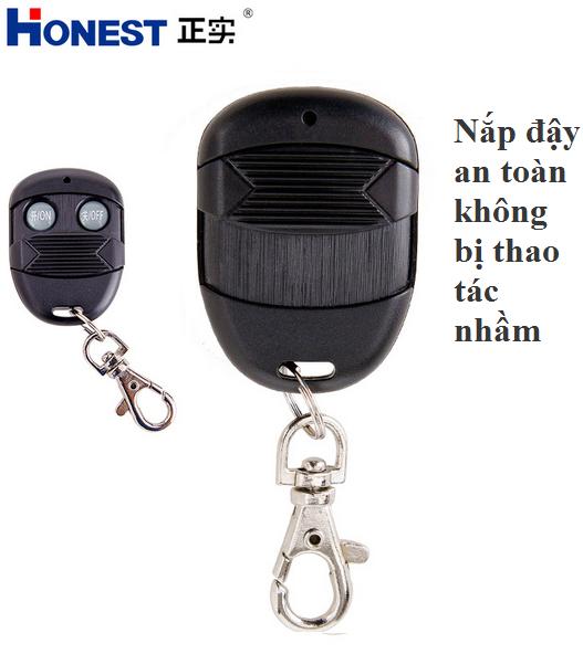 Ổ cắm điện thông điều khiển bật tắt thiết bị điện từ xa 100M Honest HT-6805WCX (2200W/220V) công tắc điều khiển từ xa, công tắc điện thông minh , ổ cắm điều khiển từ xa, công tắc wifi, ổ cắm đa năng, ổ cắm hẹn giờ, công tắc không dây