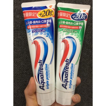 [HCM]Kem đánh răng Aquafresh +20gr (2 mùi vị)