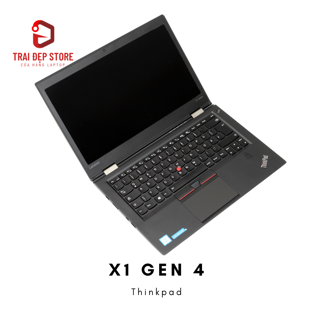 Máy tính Laptop Thinkpad X1 Cacbon Gen 4, Core i5, Ram 8, SSD 256, 14inch Full HD