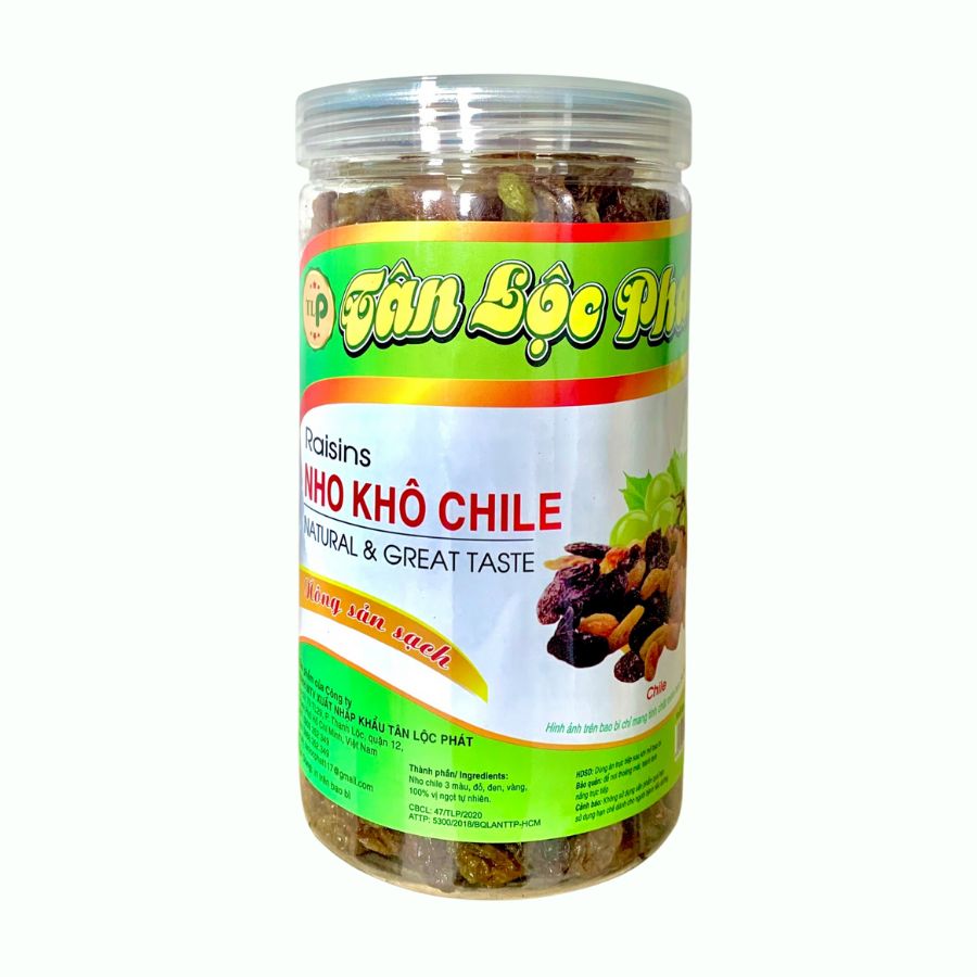 Nho Khô Chile Tân Lộc Phát Hũ 500g