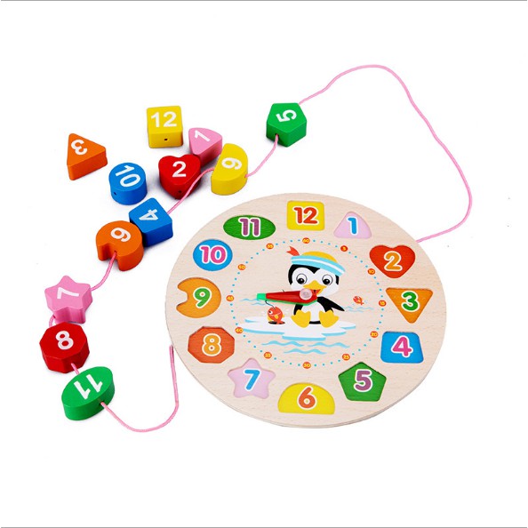 Combo 7 Món Đồ Chơi Gỗ Phát Triển Trí Tuệ Cho Bé