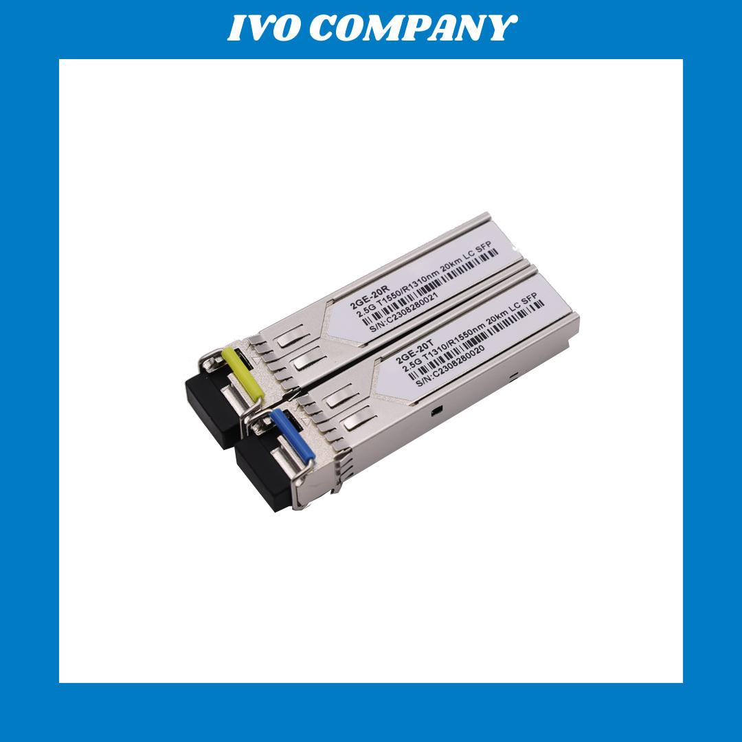 Module SFP LC 1FO 2.5Gbps Single Mode Single Fiber A/B