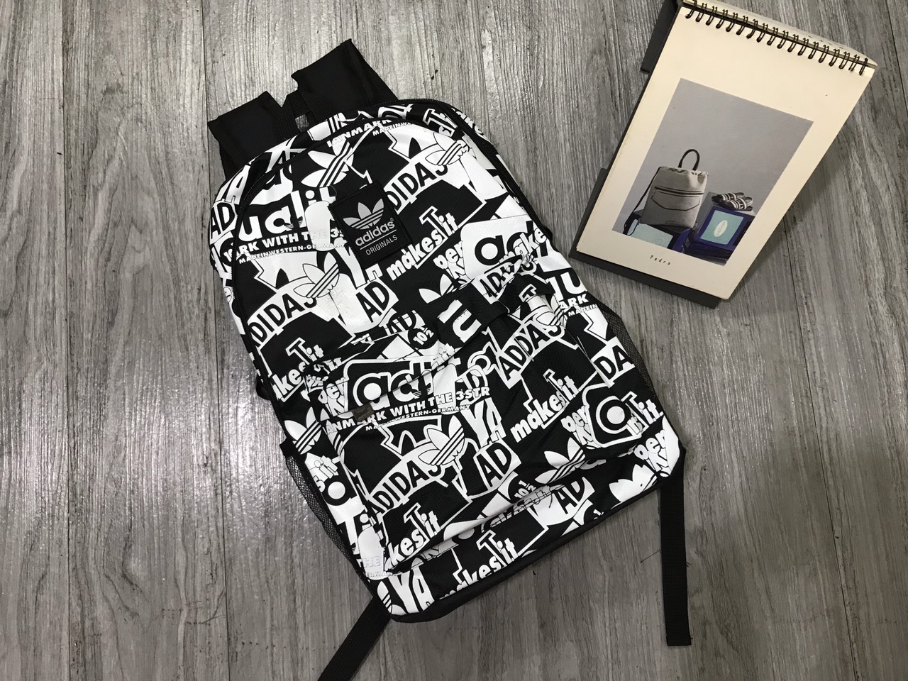 Balo Makes it chất liệu polyester hàng Quảng Châu dày đẹp