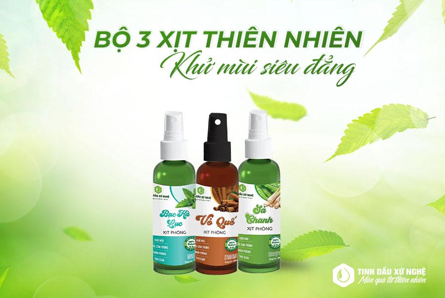Tinh dầu xịt phòng (Bạc Hà Lục)