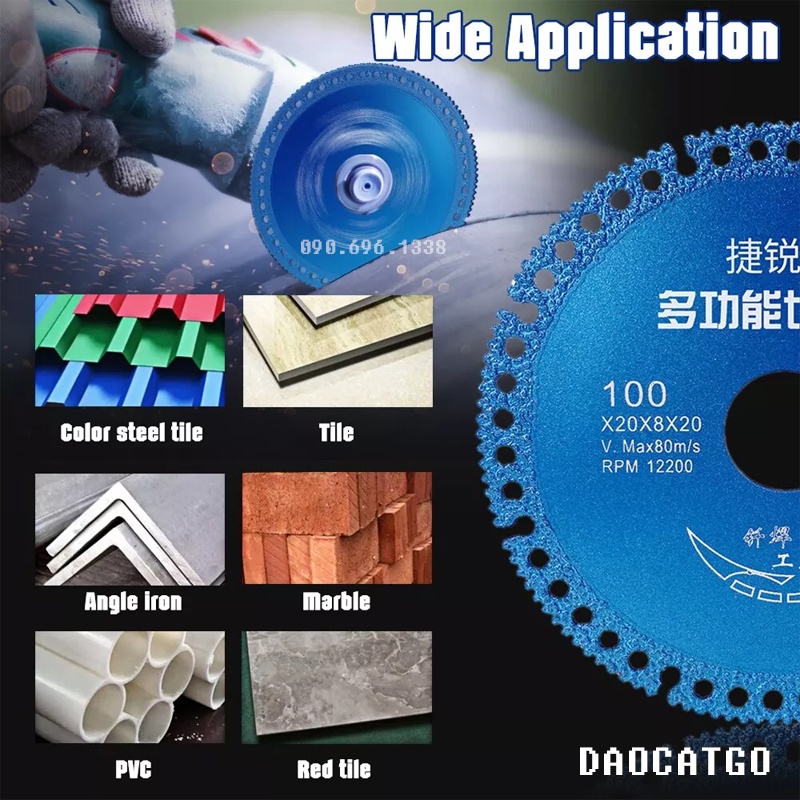 Lưỡi Mài Cắt Kim Cương Đa Năng 100mm  ̣ ̣