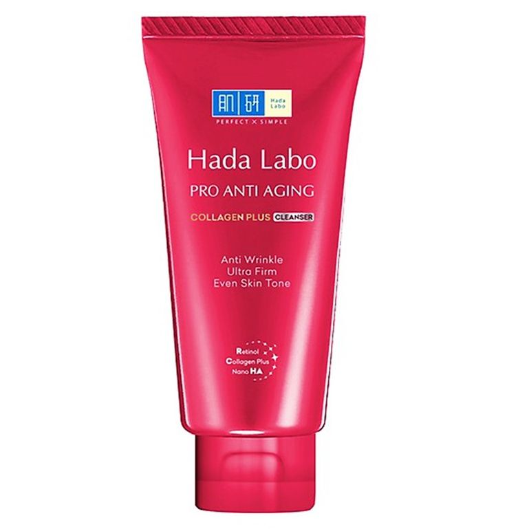 [HCM]Sữa rửa mặt dưỡng chuyên biệt chống lão hóa Hada Labo Pro Anti Aging Cleanser 80g