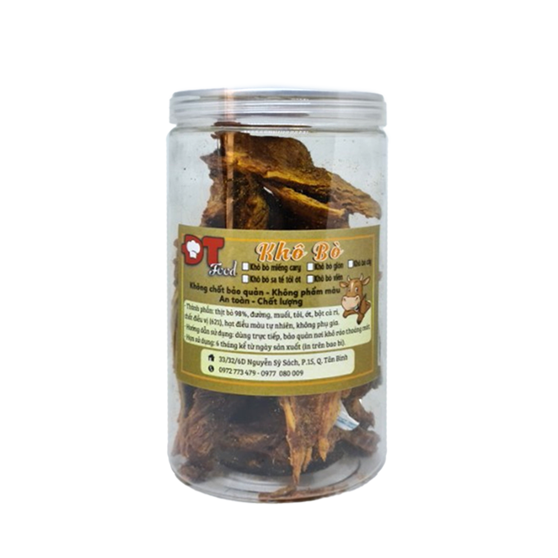 Khô Bò Giòn DTFood 250g