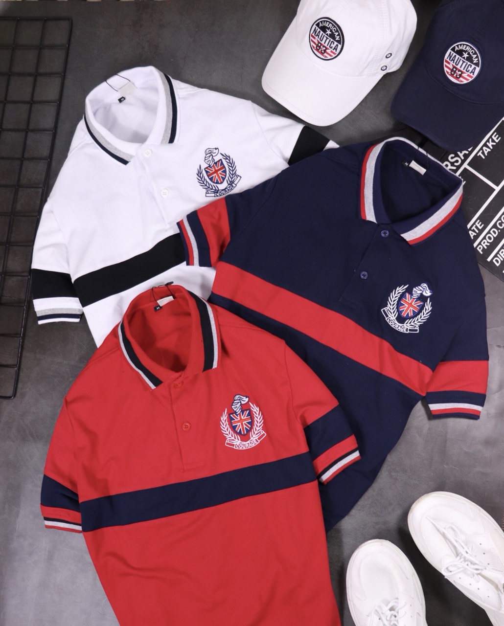 Áo thun logo bông lúa thêu sắc - chất chuẩn shop