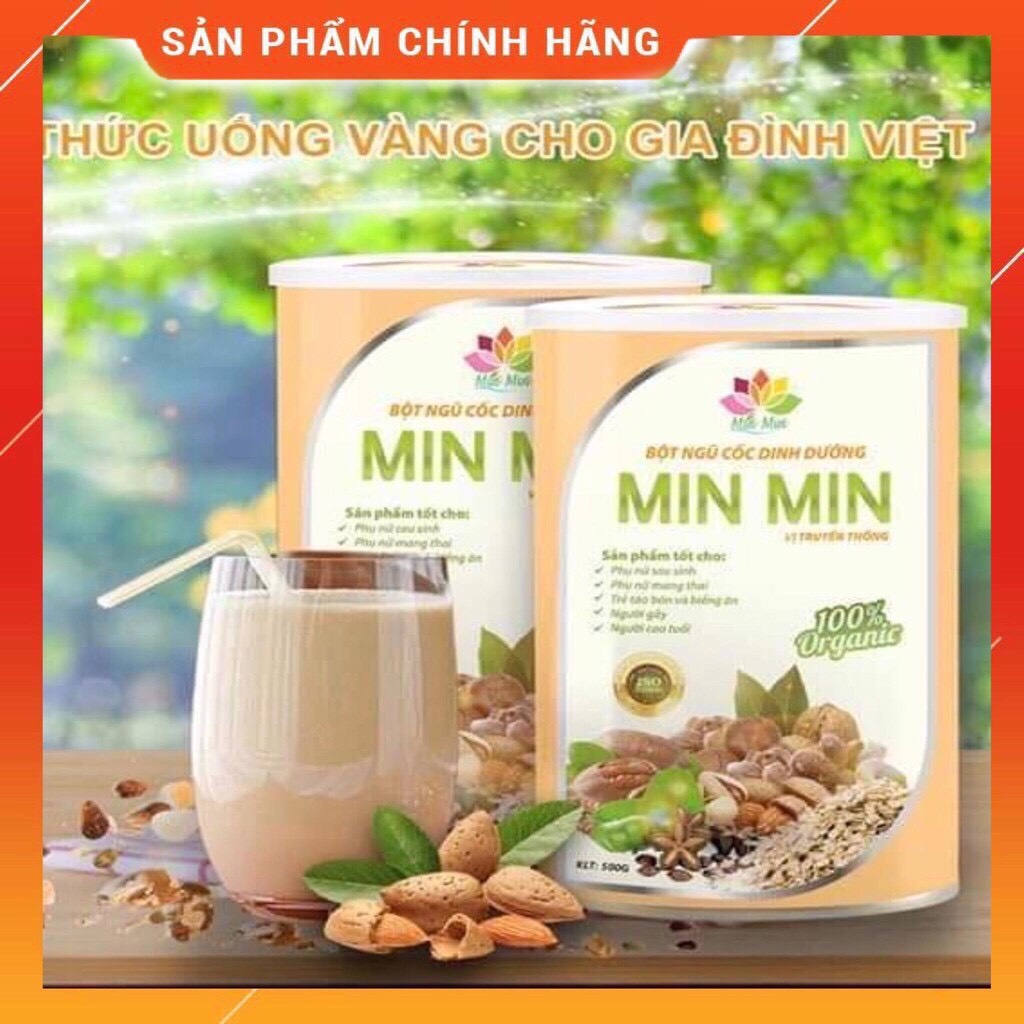 Combo 5 hộp ngũ cốc lợi sữa Min Min