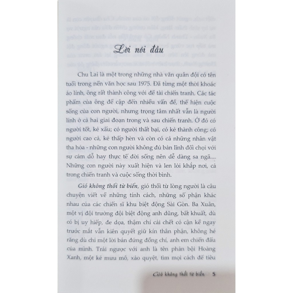 Sách - Gió Không Thổi Từ Biển