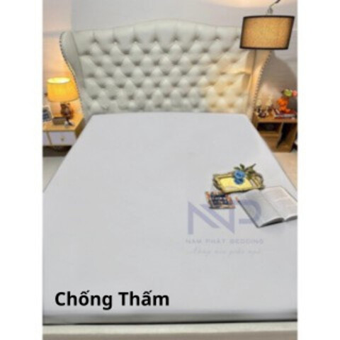 Áo Bọc Nệm 2 Mặt Thun Silk Chống Thấm Có Khóa Kéo Cao Cấp