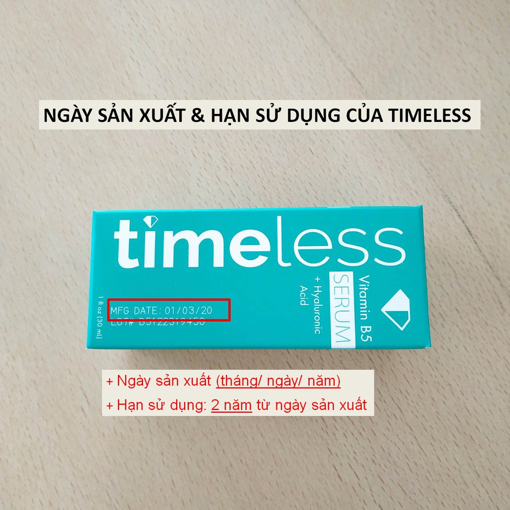 Hồi phục da Timeless Vitamin B5 Serum!!!