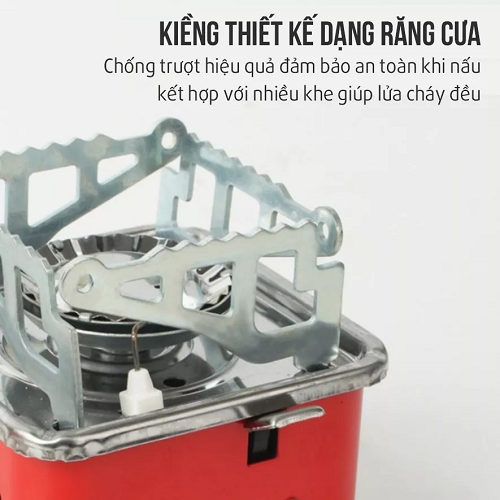 ( ĐANG SALE - 50% ) Bếp gas mini du lịch xếp gọn hợp kim thép chắc chắn, đánh lửa tự động chuyên phượt thủ sử dụng an toàn với bình gas mini đã qua kiểm duyệt