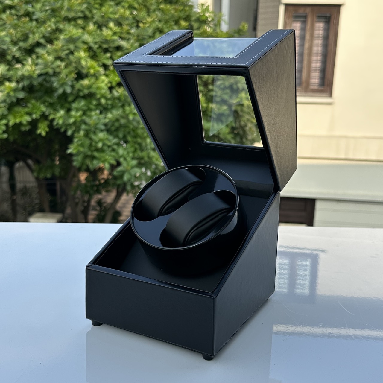 Hộp xoay 2 đồng hồ lên cót đồng hồ cơ Automatic