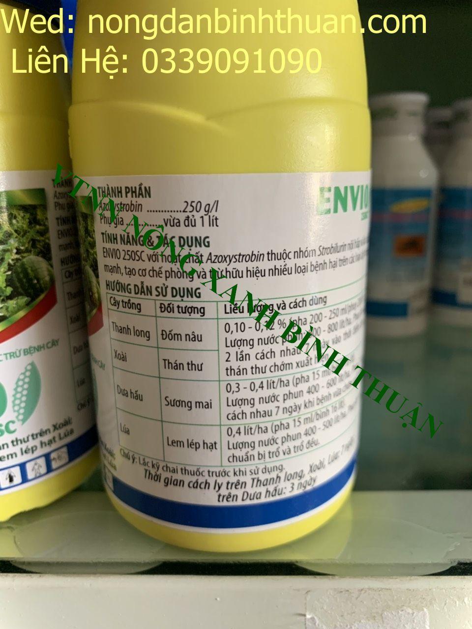 Thuốc trừ Đốm Nâu Thanh Long ENVIO 250EC