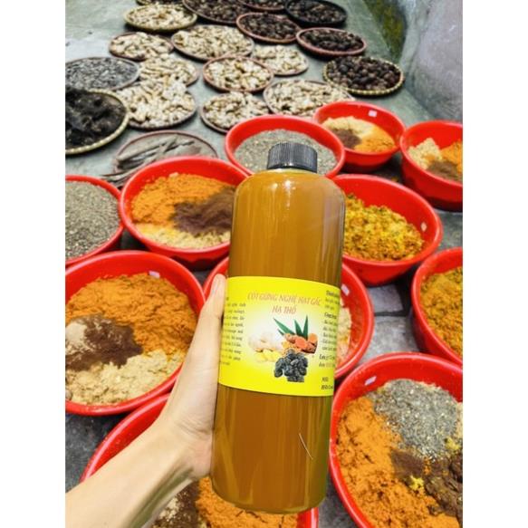 Cốt gừng nghệ hạt gấc hạ thổ 1 lít handmade