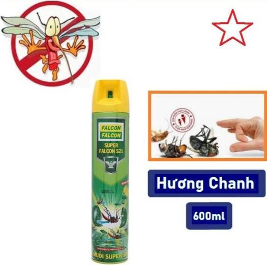 [HCM] - Bình xịt côn trùng Facol 600ml + 60ml(tặng thêm) = Chai 660ml
