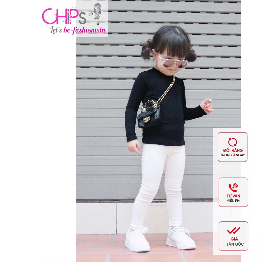 Quần Legging Dài Bé Gái Dáng Ôm Đẹp Cho Bé