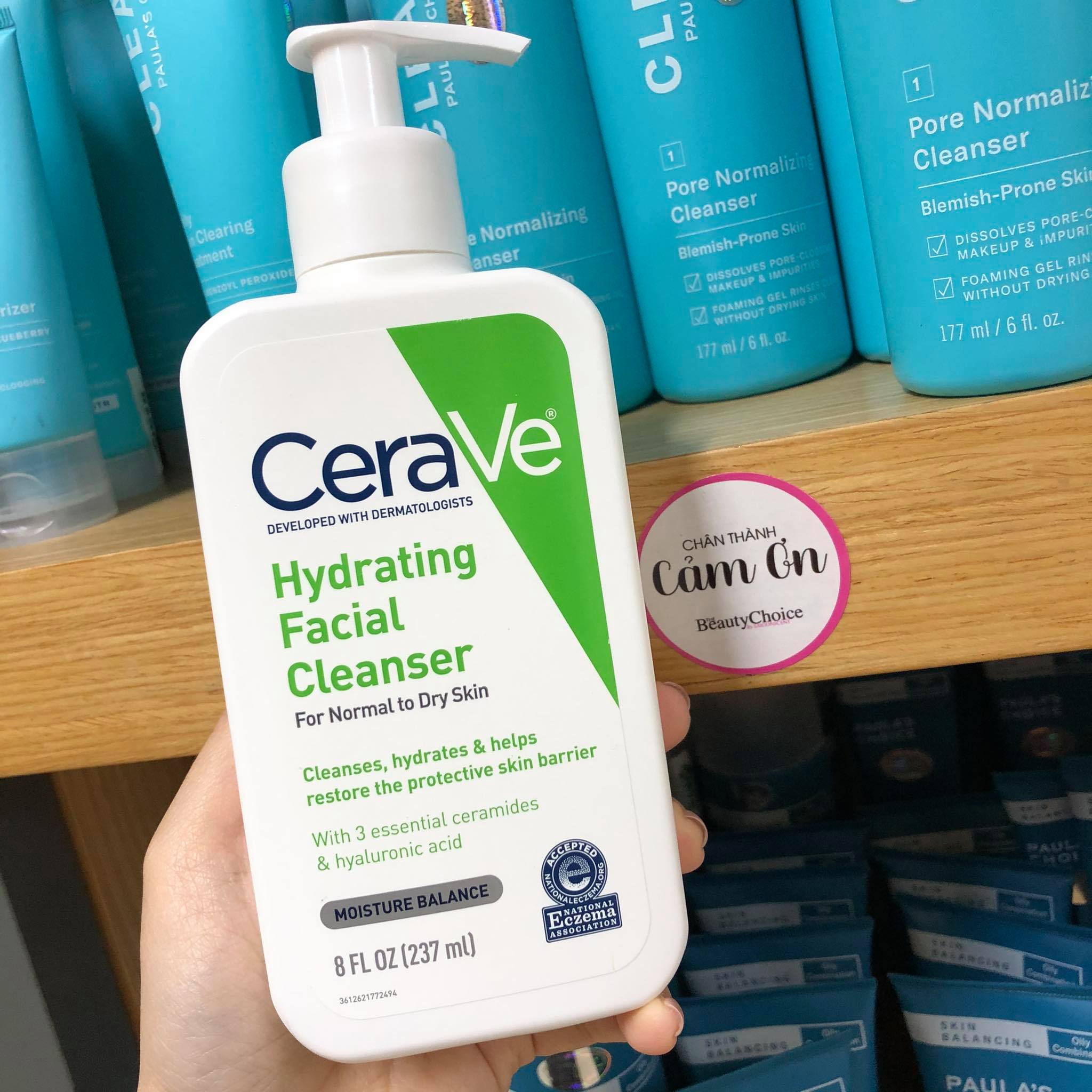 [HCM]Sữa rửa mặt CeraVe Hydrating Facial Cleanser (237mL)