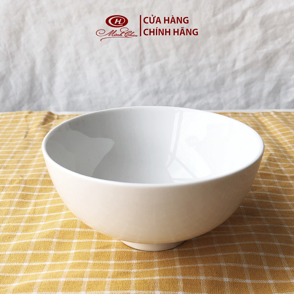 Bộ Bát Đĩa Trắng Trơn 25 Món - Sứ Minh Châu