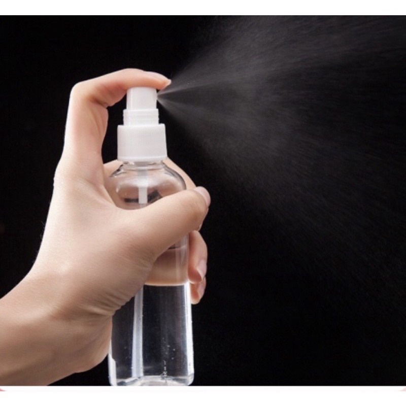 Chai 100ml vòi xịt phun sương trắng - spray