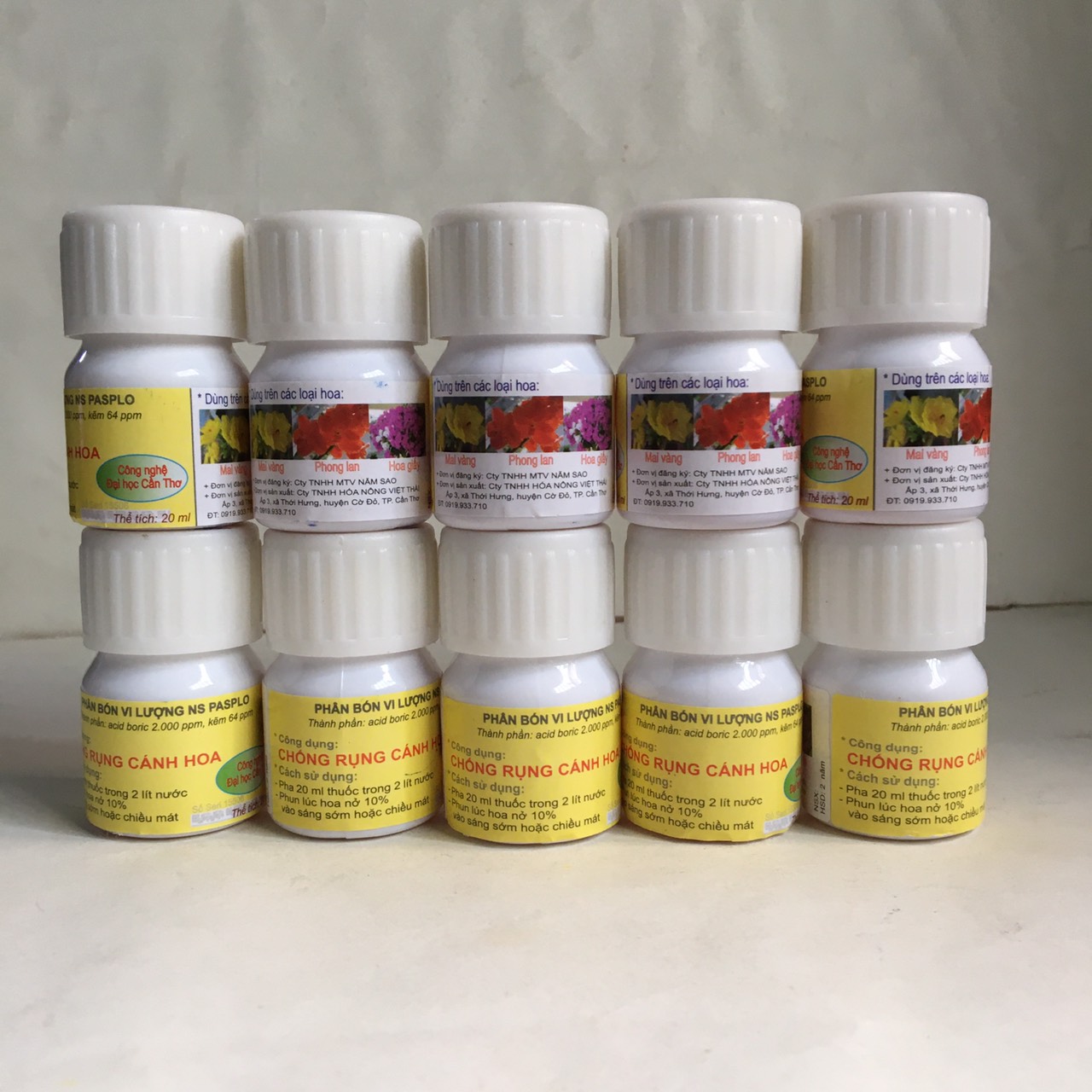 CHẤT CHỐNG RỤNG CÁNH HOA ĐẠI HỌC CẦN THƠ