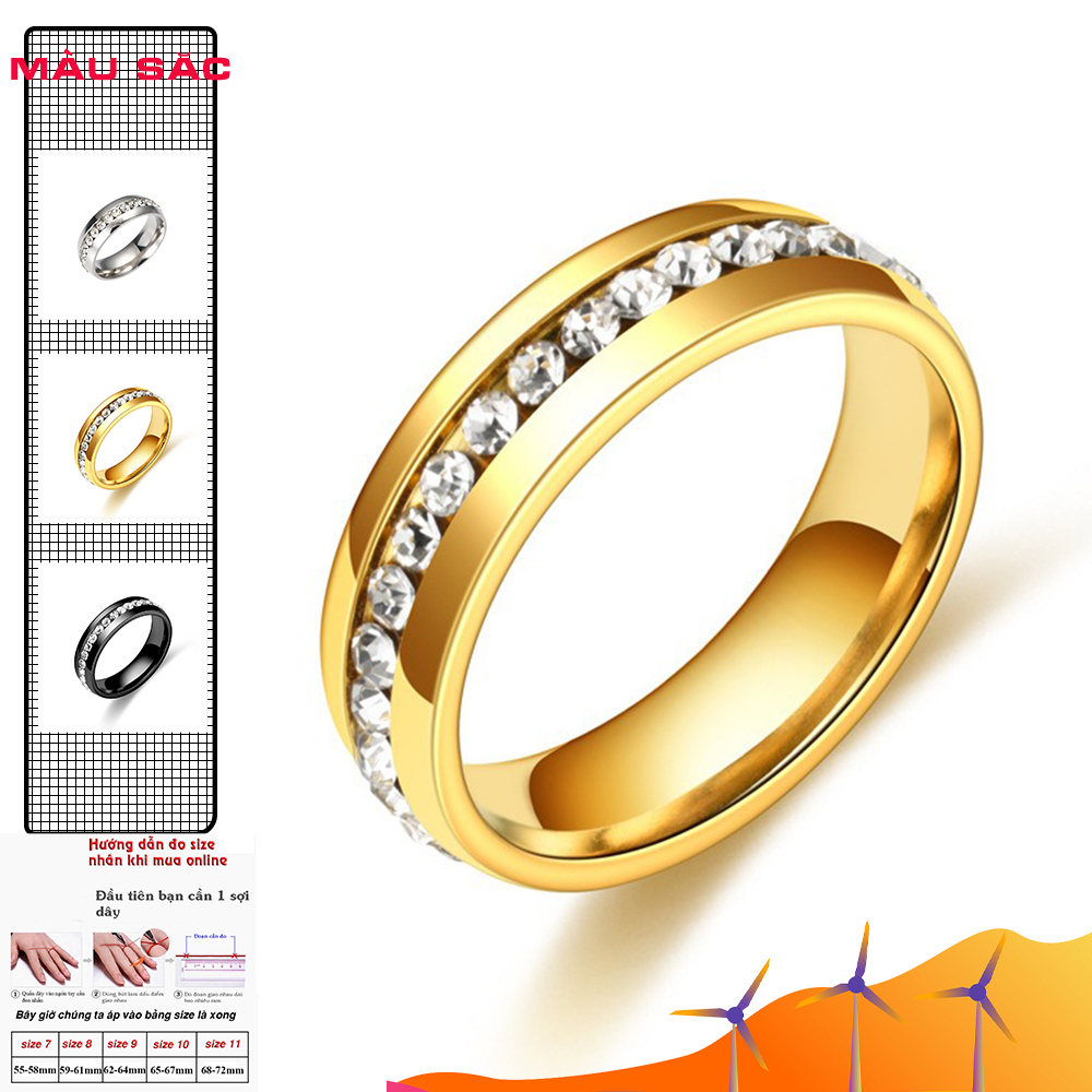 NHẪN TITAN THỜI TRANG NHẪN NỮ ĐẸP GIÁ RẺ