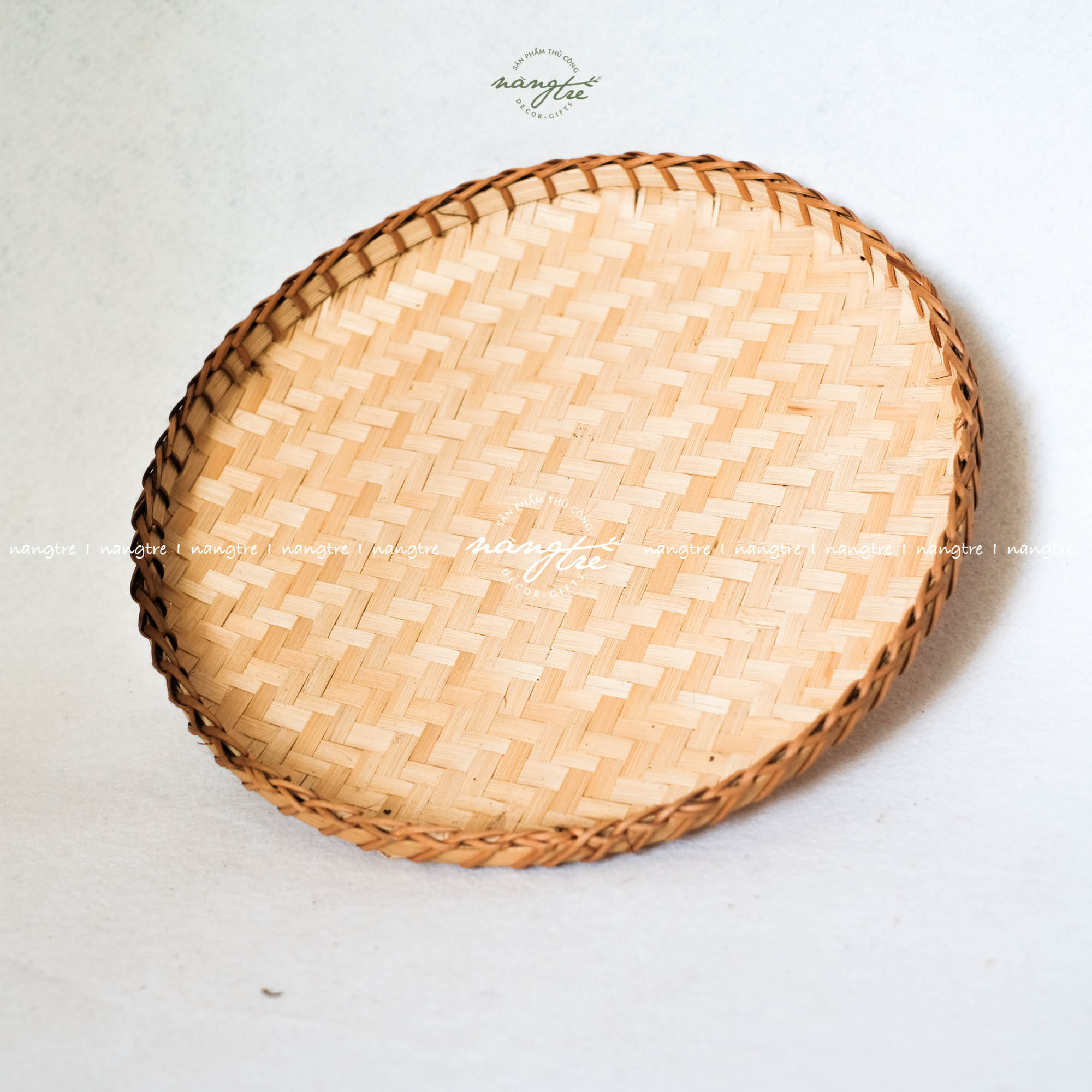 [HCM]Mẹt tre viền mây đường kính 35cm