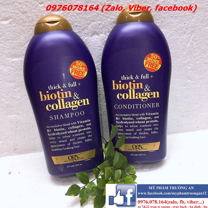 Dầu gội biotin tím chống rụng tóc và kích thích mọc tóc nhanh, hương thơm dịu