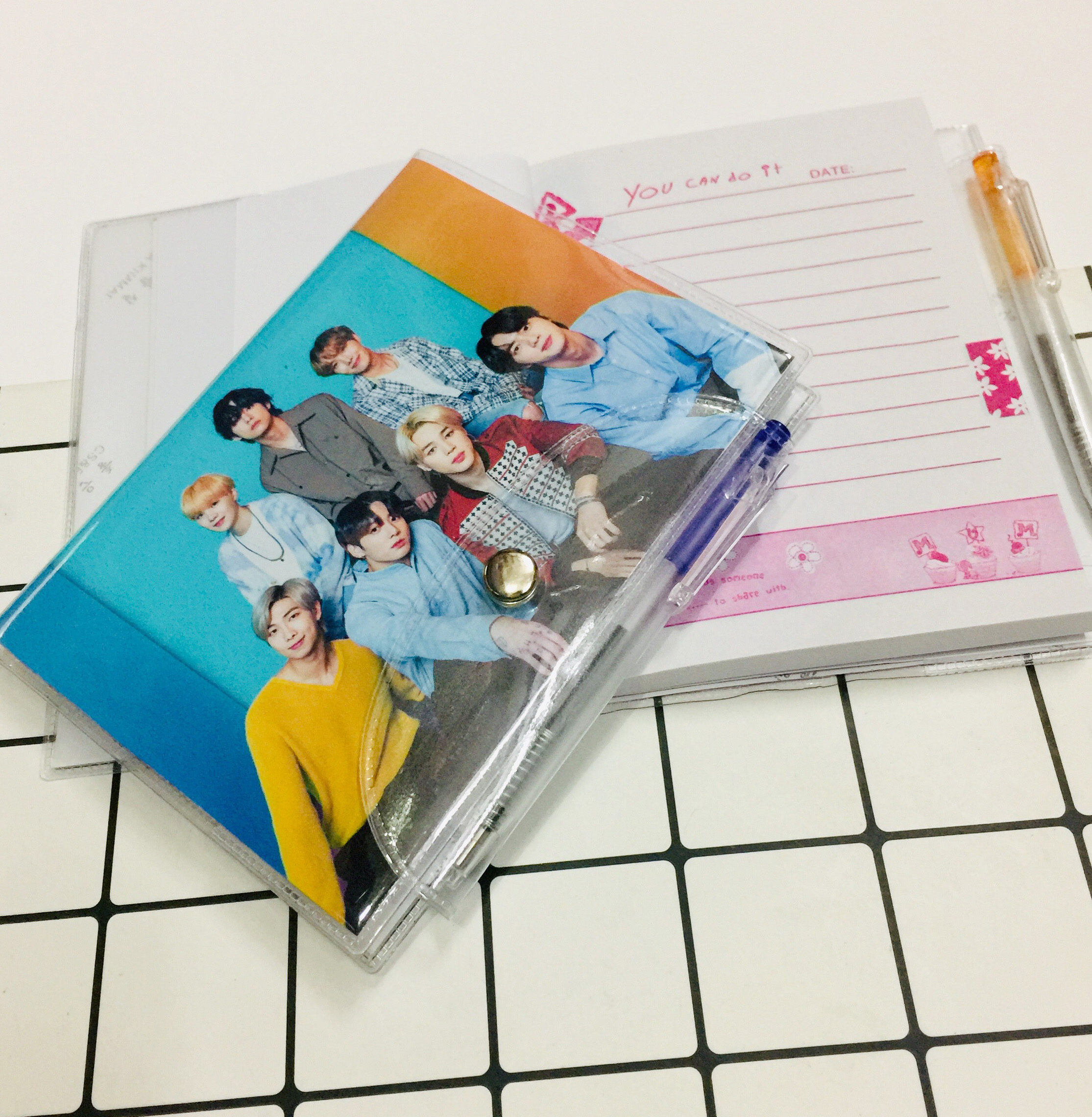 SỔ TAY NHỎ KÈM BÚT BTS