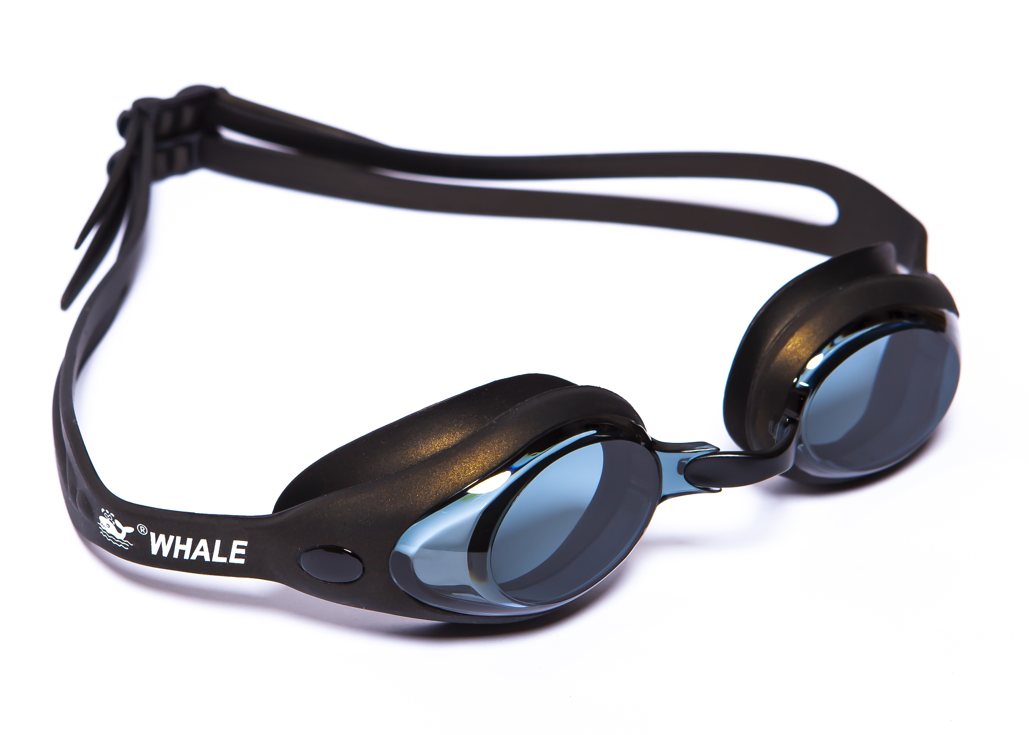 Kính Bơi CẬN Cao Cấp Whale, Đen