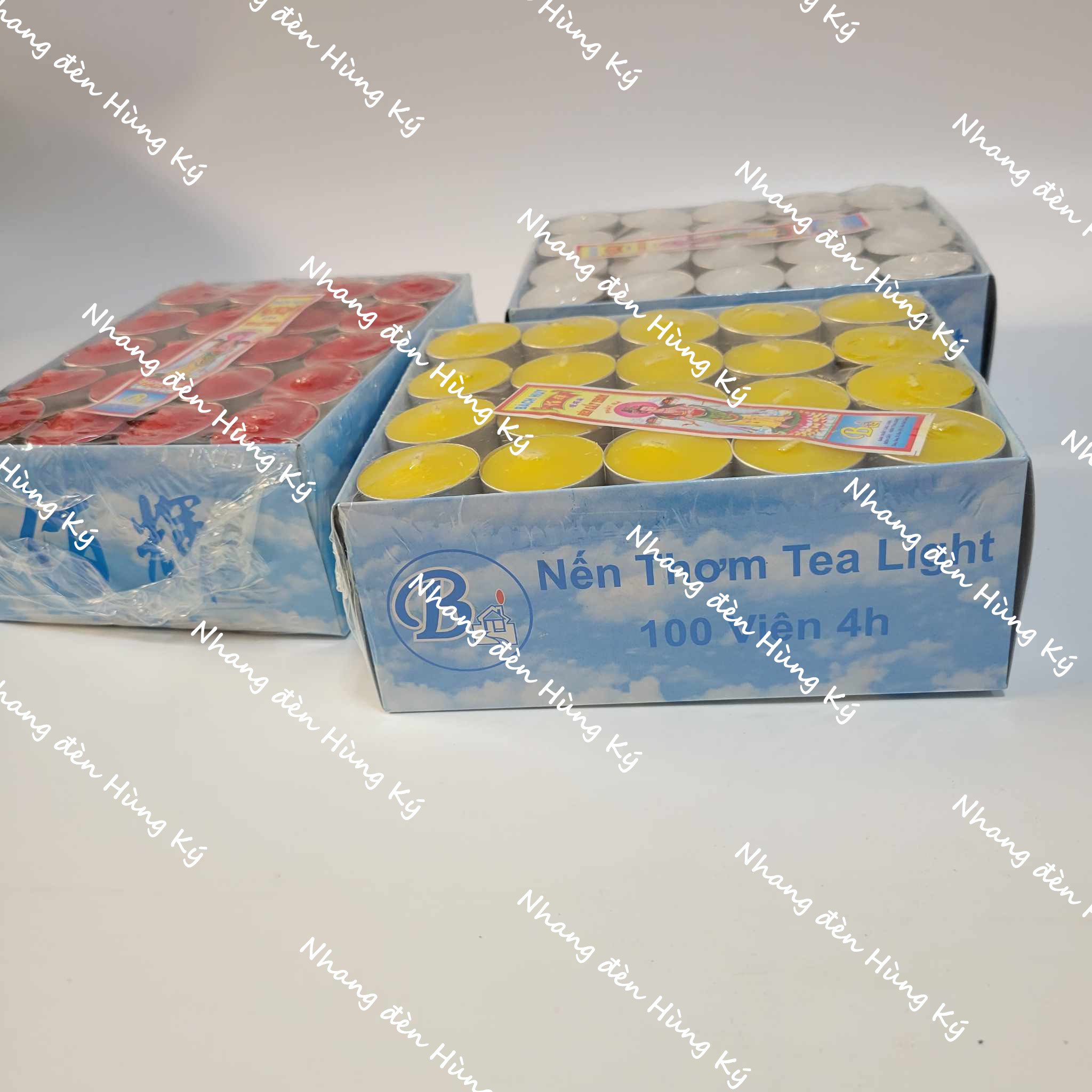 Nến tealight 100 viên cháy 4h