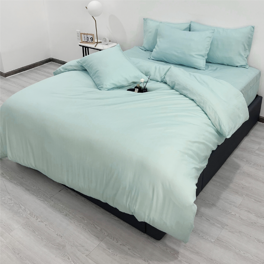 Modern pure cotton bedding set Tencel jacquard 100% Tencel plain solid color pillowcase sets multi-size