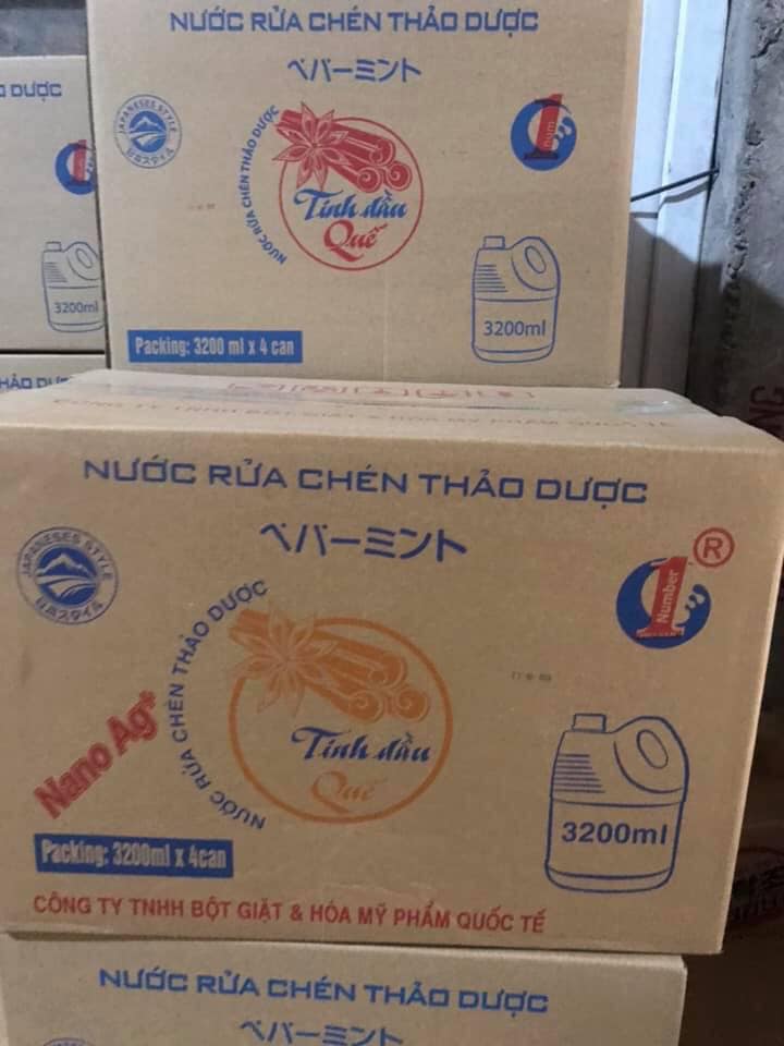 Nước rửa bát tinh dầu quế